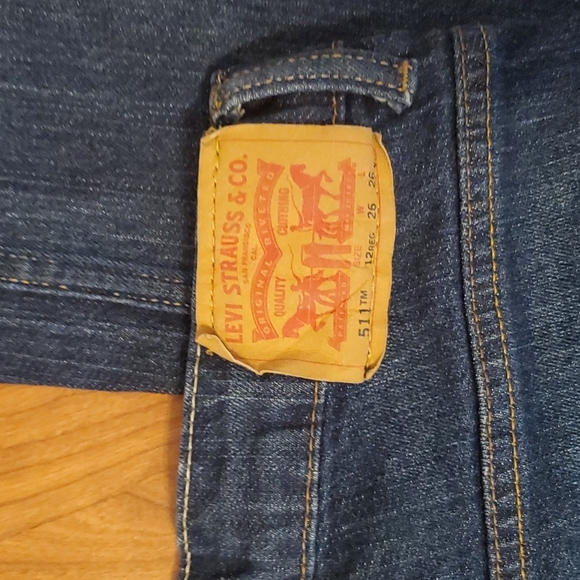 2 Jeans Levis  511 sz 12 boys good condition. - Picture 8 of 11